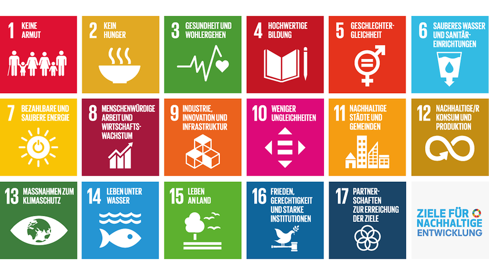 Die 17 Global Sustainable Goals der Vereinten Nationen